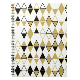Geometrisch abstract naadloos patroon van gekleurd notitieboek