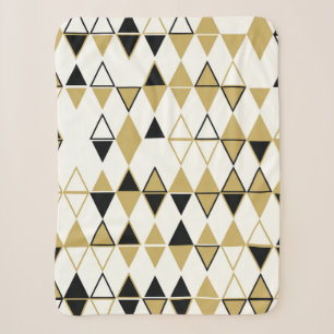 Geometrisch abstract naadloos patroon van gekleurd sherpa deken