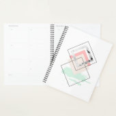 Geometrisch abstract ontwerp planner (Display)
