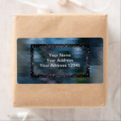 Geometrisch, abstract, patroon etiket (Insitu)