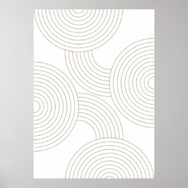 Geometrisch abstract poster