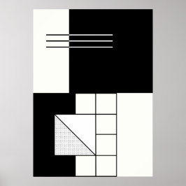 Geometrisch Abstract Poster