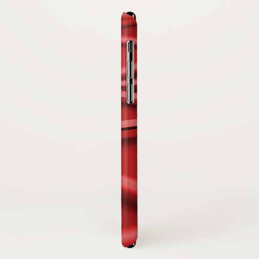 geometrisch abstract rood Case-Mate iPhone case (Achterkant/links)