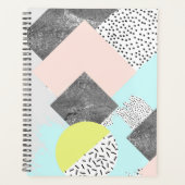 Geometrisch Abstract Scandi-ontwerp Planner (Voorkant)