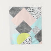 Geometrisch Abstract Scandi-ontwerp Wandkleed (Voorkant)