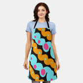 Geometrisch abstract schort (Gedragen)