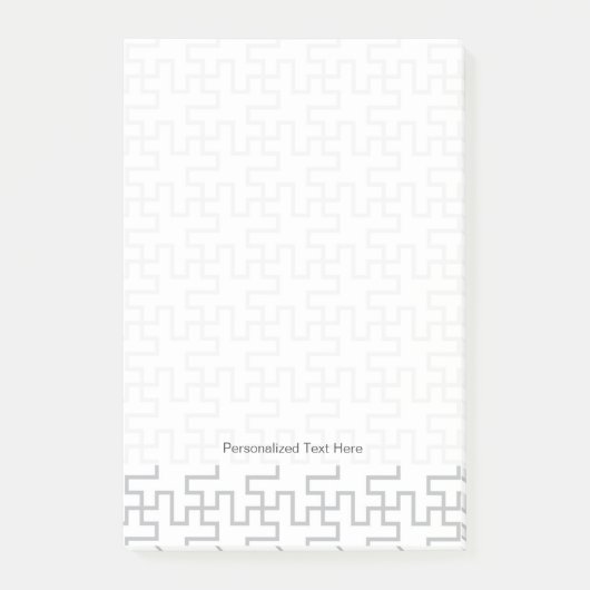 Geometrisch Abstract vloerontwerp Post-it® Notes (Voorkant)