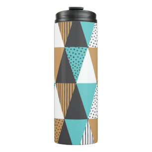 geometrisch: Abstracte illustratie. Thermosbeker