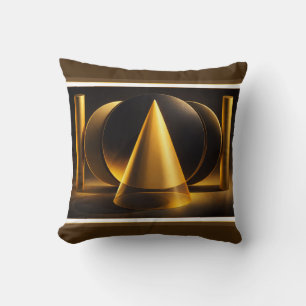 Geometrisch Abstracte Poster – Levendig Modern Des Kussen