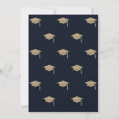 Geometrisch Afstuderen met goudgraafkap Kaart (Achterkant)