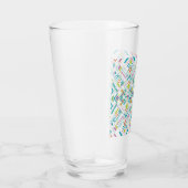 Geometrisch Aztec-patroon Glas (Rechts)
