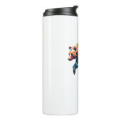 Geometrisch Beer Thermosbeker (Gedraaid links)