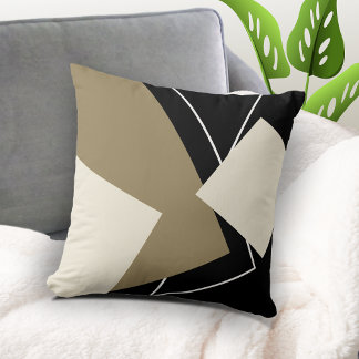 Geometrisch beige kussen