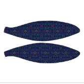 Geometrisch blauw basketbal (Panelen)