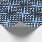 Geometrisch Blauw.... Cadeaupapier (Hoek)