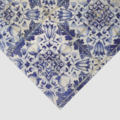  Geometrisch Blauw-heuppatroon Tissuepapier (Detail)