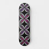 Geometrisch bloem Skateboard (Voorkant)