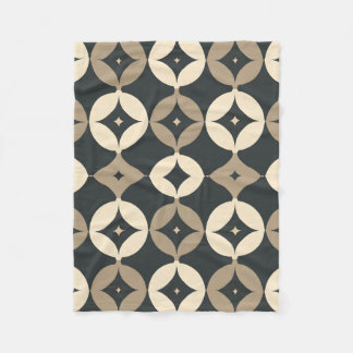 Geometrisch Bloemenpatroon - Dekens, Home Decor Fleece Deken