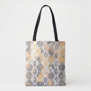 Geometrisch Boho Tribal: verdrietig patroon. Draagtas