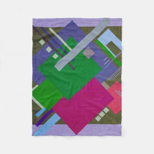 Geometrisch Brahaus Fleece Deken (Voorkant)