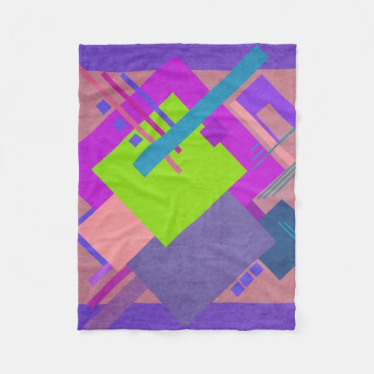 Geometrisch Brahaus Fleece Deken (Voorkant)