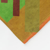 Geometrisch Brahaus Fleece Deken (Hoek)