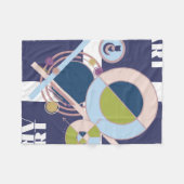 Geometrisch Brahaus Fleece Deken (Voorkant (Horizontaal))