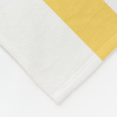 Geometrisch Brahaus met typografie Fleece Deken (Hoek)