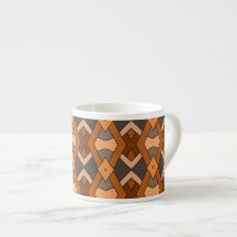 Geometrisch Bruine Warme Tinten