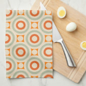geometrisch cirkelpatroon theedoek (Quarter Fold)