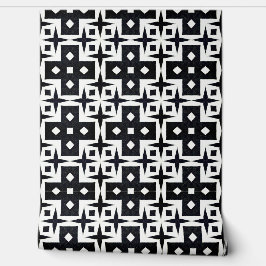 Geometrisch Deco Modern Classy Chic Zwart-Wit Behang