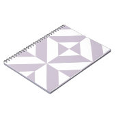 Geometrisch decoderpatroon van Bleek-koellade Notitieboek (Linkerzijde)