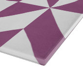 Geometrisch decoderpatroon van wapengraatmonogram snijplank (Hoek)