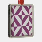 Geometrisch decoderpatroon wapengrafiek metalen ornament (Rechts)