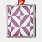 Geometrisch decoderpatroon wapengrafiek metalen ornament (Links)