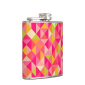 Geometrisch driehoekspatroon heupfles (Rechts)