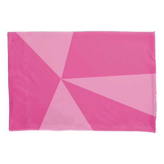Geometrisch driehoekspatroon kussensloop (Voorkant)