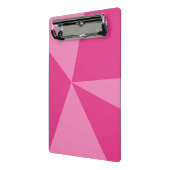 Geometrisch driehoekspatroon mini klembord (Angled2)