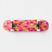 Geometrisch driehoekspatroon skateboard (Horizontaal)