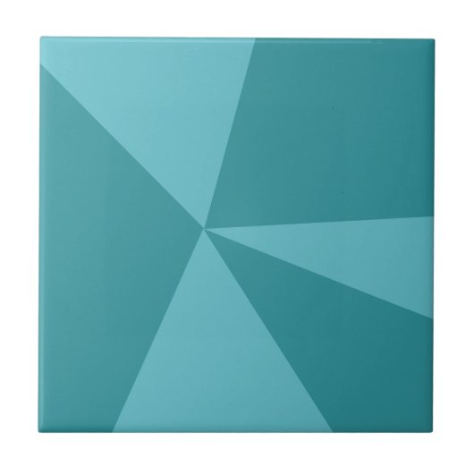 Geometrisch driehoekspatroon tegeltje (Voorkant)