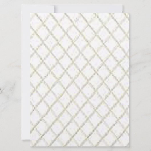 Geometrisch Ecru ontwerp bruiloft uitnodiging (Achterkant)