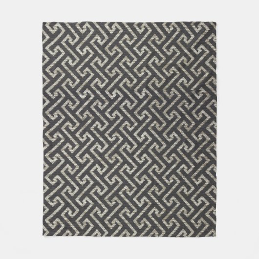 Geometrisch Fleece Deken (Voorkant)