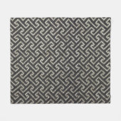 Geometrisch Fleece Deken (Voorkant (Horizontaal))