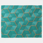geometrisch fleece deken (Voorkant (Horizontaal))