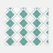 Geometrisch Fleece Deken (Voorkant (Horizontaal))