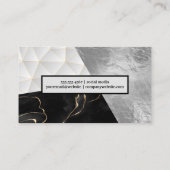 Geometrisch | FOLIE | Marmer Visitekaartje (Achterkant)