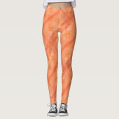 Geometrisch gemarmerd patroon Italiaans ontwerp Le Leggings (Voorkant)