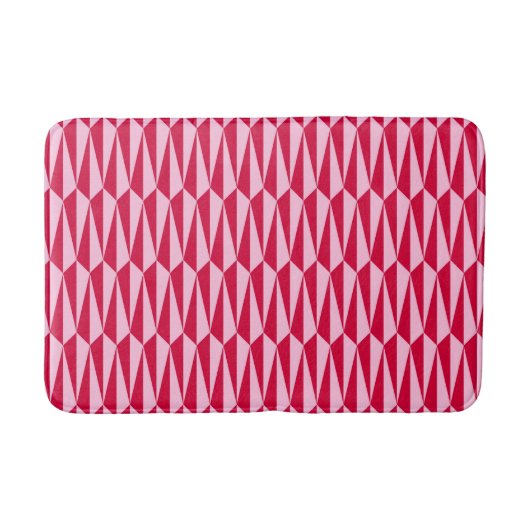 Geometrisch gemiddelde, fuchsia en roze badmat (Voorkant)