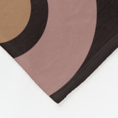 Geometrisch gemiddelde moderne Herfst Fleece Deken (Hoek)