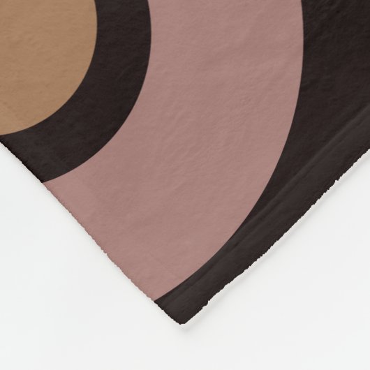 Geometrisch gemiddelde moderne Herfst Fleece Deken (Hoek)